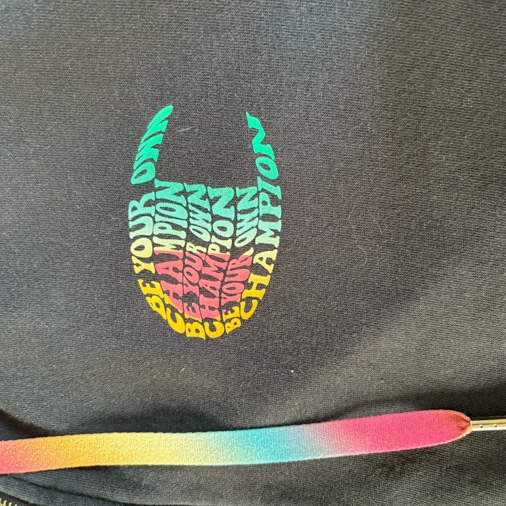 Champion Be Your Own Champion Rainbow Hoodie 2X - Picture 5 of 8